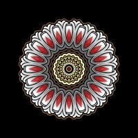 mandala patroon kunst achtergrond vrij vector