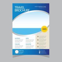 reizen bedrijf Promotie web banier sjabloon ontwerp voor sociaal media. reizend, toerisme of zomer vakantie tour online afzet folder, post of poster met abstract grafisch achtergrond en logo. vector