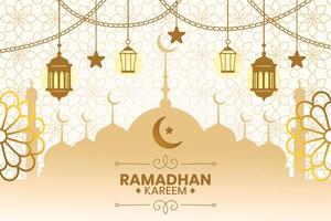 Ramadan kareem decoratief festival kaart.vector illustratie. vector