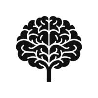 cognitief Gezondheid menselijk hersenen vector icoon voor medisch illustratie