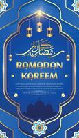 Ramadan kareem eid mubarak groet dag Islam banier achtergrond sjabloon vector