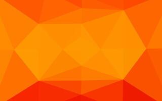 licht oranje vector abstracte mozaïek achtergrond.