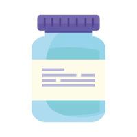 fles geneeskunde drugs geïsoleerde icon vector