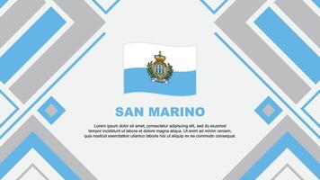 san marino vlag abstract achtergrond ontwerp sjabloon. san marino onafhankelijkheid dag banier behang vector illustratie. san marino vlag