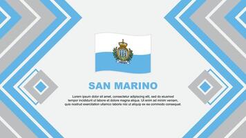 san marino vlag abstract achtergrond ontwerp sjabloon. san marino onafhankelijkheid dag banier behang vector illustratie. san marino ontwerp