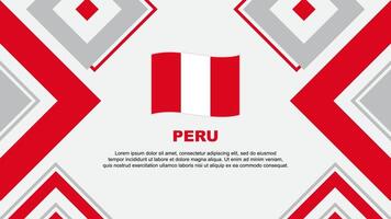 Peru vlag abstract achtergrond ontwerp sjabloon. Peru onafhankelijkheid dag banier behang vector illustratie. Peru onafhankelijkheid dag