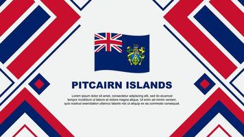 pitcairn eilanden vlag abstract achtergrond ontwerp sjabloon. pitcairn eilanden onafhankelijkheid dag banier behang vector illustratie. pitcairn eilanden vlag