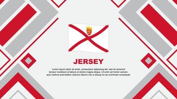 Jersey vlag abstract achtergrond ontwerp sjabloon. Jersey onafhankelijkheid dag banier behang vector illustratie. Jersey vlag