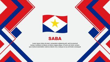 saba vlag abstract achtergrond ontwerp sjabloon. saba onafhankelijkheid dag banier behang vector illustratie. saba banier