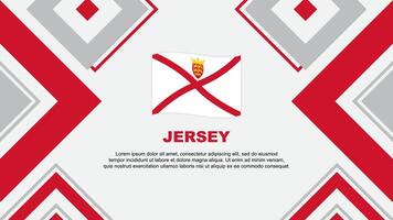 Jersey vlag abstract achtergrond ontwerp sjabloon. Jersey onafhankelijkheid dag banier behang vector illustratie. Jersey onafhankelijkheid dag