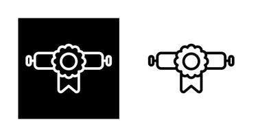 certificaat vector pictogram