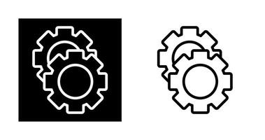 tandwiel vector pictogram