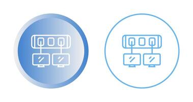 netwerk schakelaar vector icoon