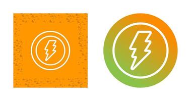 bliksemschicht vector pictogram