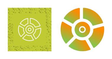 cirkeldiagram vector pictogram