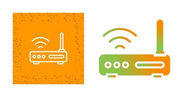 Wifi router vector icoon