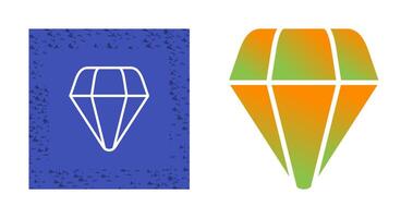 diamant vector pictogram