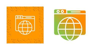 browser vector pictogram