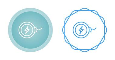 draadloze oplader vector icoon