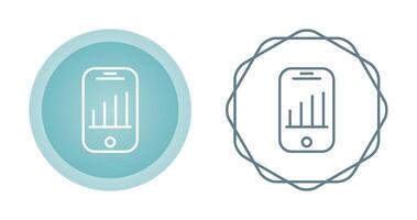 mobiel analytics vector icoon