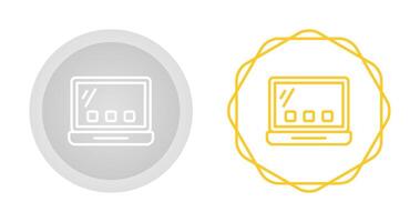 laptop vector pictogram