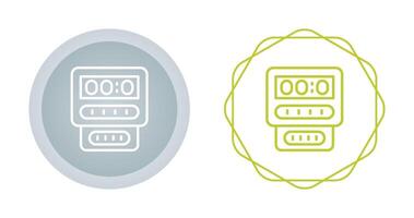 elektrisch meter vector icoon