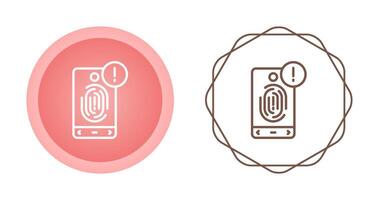 biometrisch identificatie vector icoon