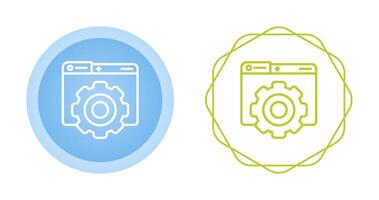 instellingen vector pictogram