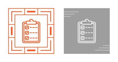 controlelijst vector pictogram