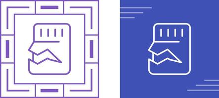 sd-kaart vector pictogram