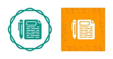 contract vector pictogram