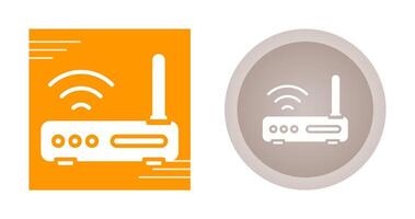 Wifi router vector icoon