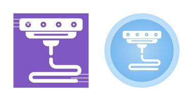 3D-printer vector pictogram