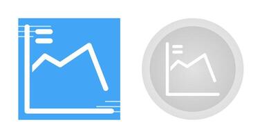 economisch neergang vector icoon