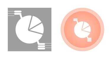 cirkeldiagram vector pictogram