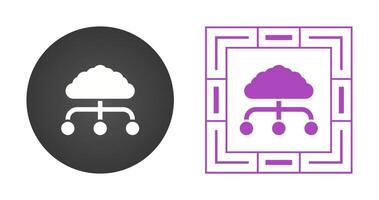 wolk vector pictogram