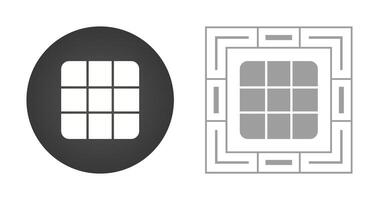 rubik's kubus vector icoon