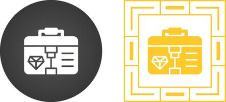 diamant vector pictogram