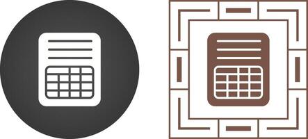 spreadsheet vector icoon