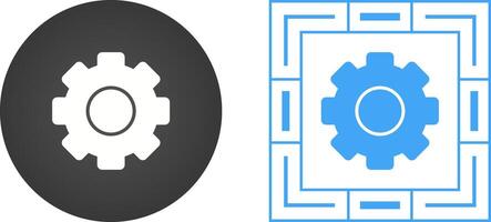 tandwiel vector pictogram