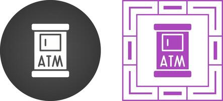 geldautomaat vector pictogram