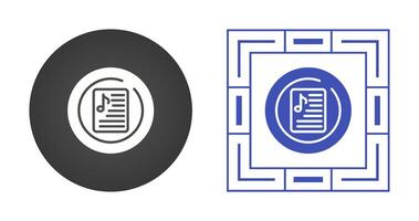 muziek- afspeellijst cirkel vector icoon