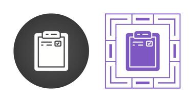 Klembord vector pictogram