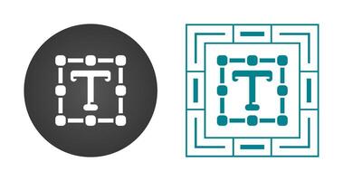 tekst gereedschap vector icoon