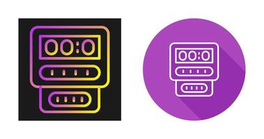 elektrisch meter vector icoon