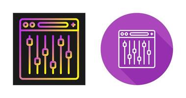 instellingen vector pictogram