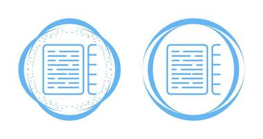 document indexeren vector icoon