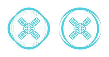 satelliet vector pictogram