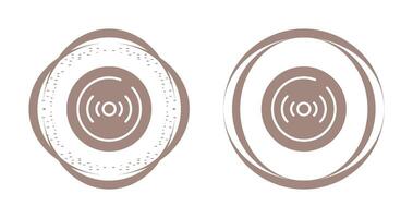 leven streaming cirkel vector icoon