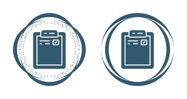 Klembord vector pictogram